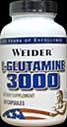 Weider L-Glutamine 3000, 120 Capsules